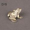 Copper Frog Statue Reusable Practical Retro Frog Statue Tea Pet Craft
