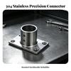 Handrail Connector Fitting Satin Finish Hardware Outdoor for Builders, DIYers