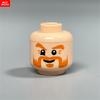 MOC Bricks Hollow Flesh Face Expression Head For 4cm Figure DIY Educational Building Blocks Toys For Children Gifts