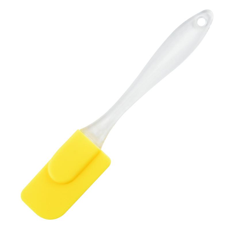 Spatulă mică de silicon pentru cremă pentru prăjituri, de mână, pentru amestecare, unt, fondant, patiserie, racletă antiaderență, unelte de bucătărie pentru gătit