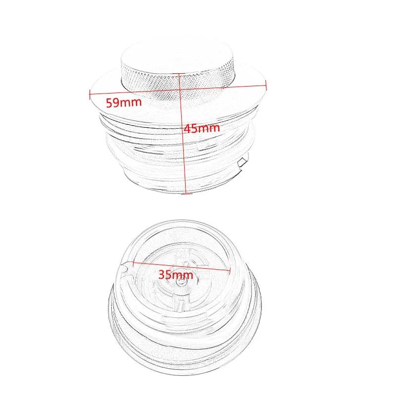 Motorcycle Fuel Gas Tank Oil Cap Right Hand Thread Reservoir Moto Accessories For Harley Sportster Road King Softail Dyna 96-Up
