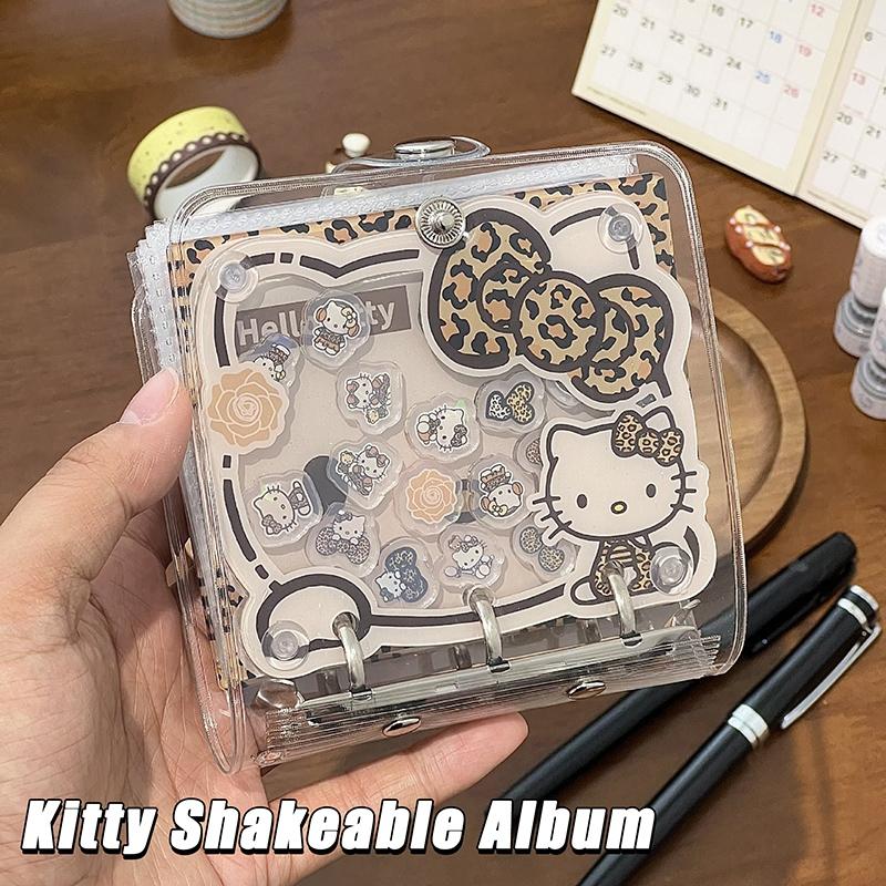Transparent Stickers Storage Album Cute Inner Pages Student Fans Change Gifts Binder with Entertaining Play Safe Kid Friendly Fun
