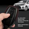 Tukellen for Toyota Key Fob Cover  Leather With Keychain,Leather Key Case Compatible with -2025 Rav4 - Highlander Corolla Prius 2018-2024 Camry