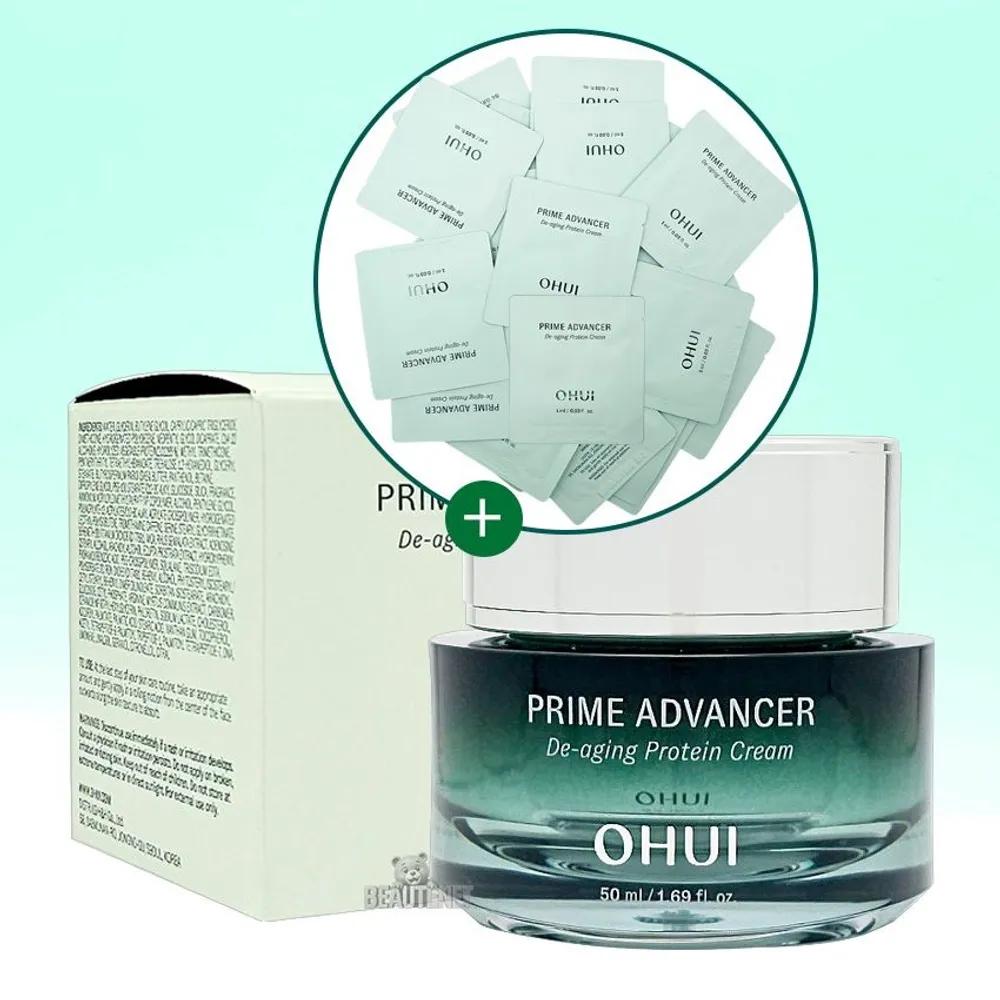 O HUI Prime Advancer Anti-Aging Protein Cream 50ml + 60 Sheets