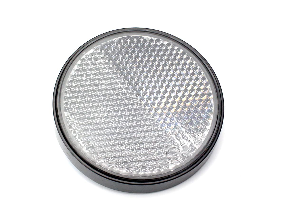 

General Purpose Reflector, White, Round, Double-Sided Tape, Paste Type, Reflector белый