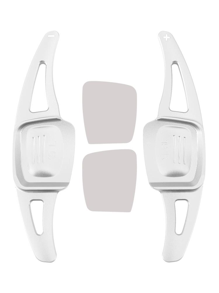 

Steering Wheel Paddle Shifter Extension For VW Golf 8 Tiguan Aluminium Silver