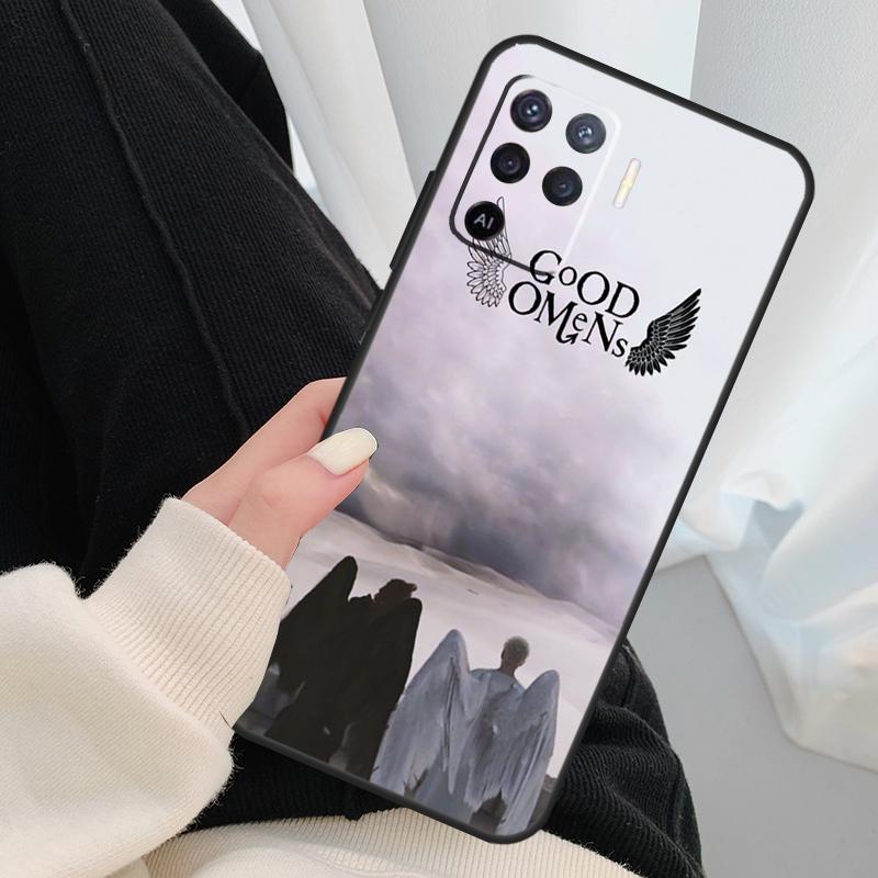 Good Omens Case For Oppo A40 A60 A80 A5 Pro A15 A16 A17 A57 A77 A94 A74 A54 A76 A96 A18 A38 A58 A78 A98