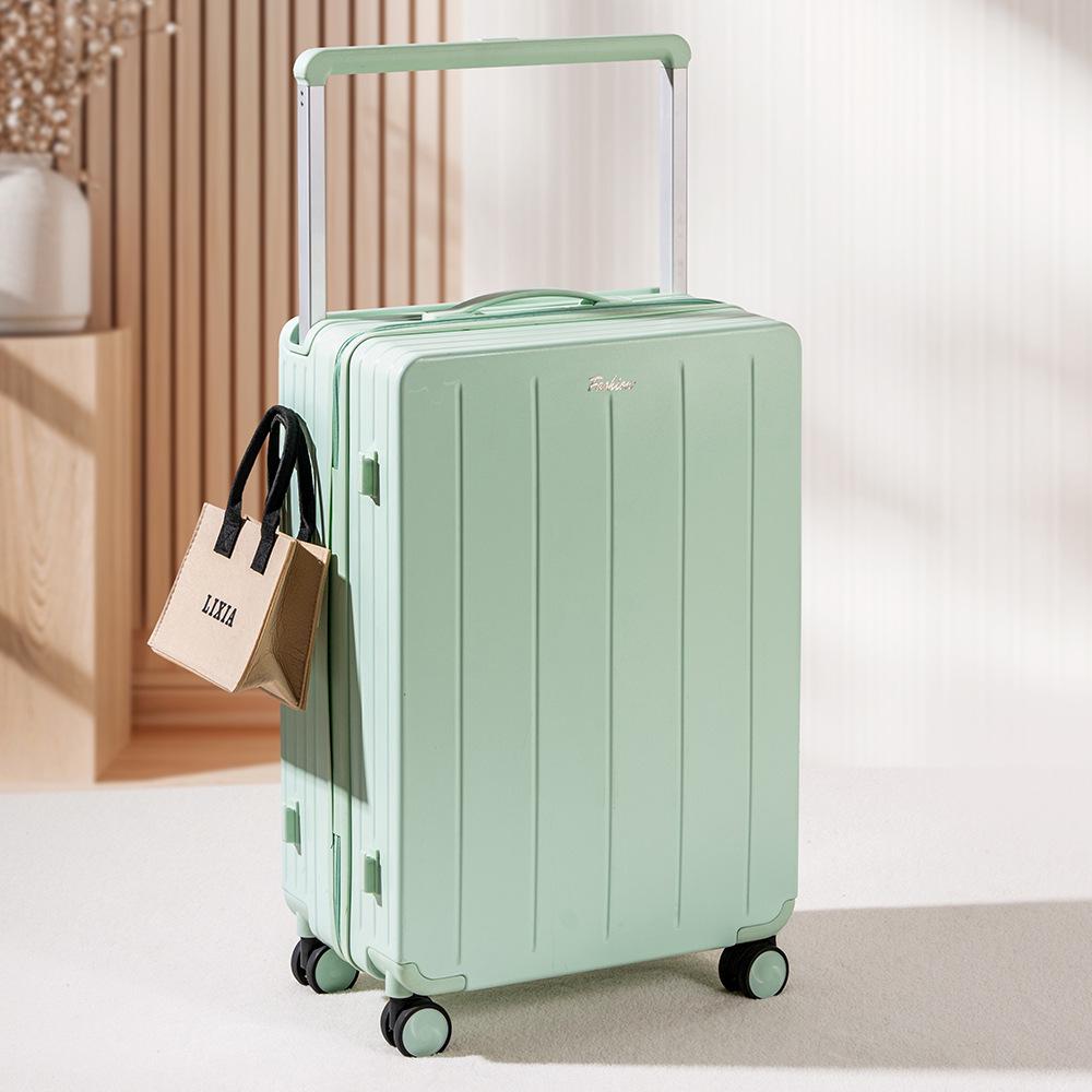 Lightweight 20/24 Inch Carry-on Suitcase with Wide Drawbar and Combination Lock for Men and Women