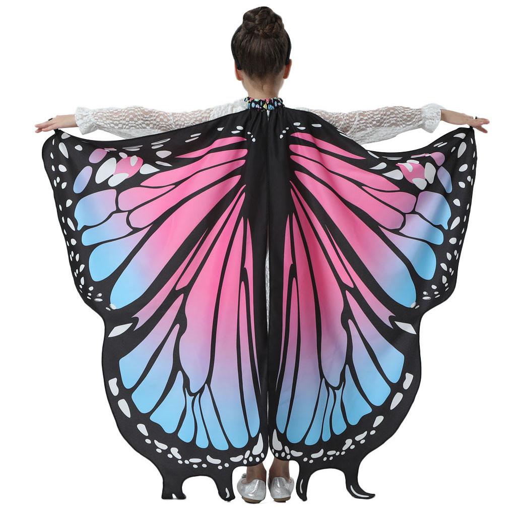 Children's Butterfly Shawl Lady Cape Costume Accessory