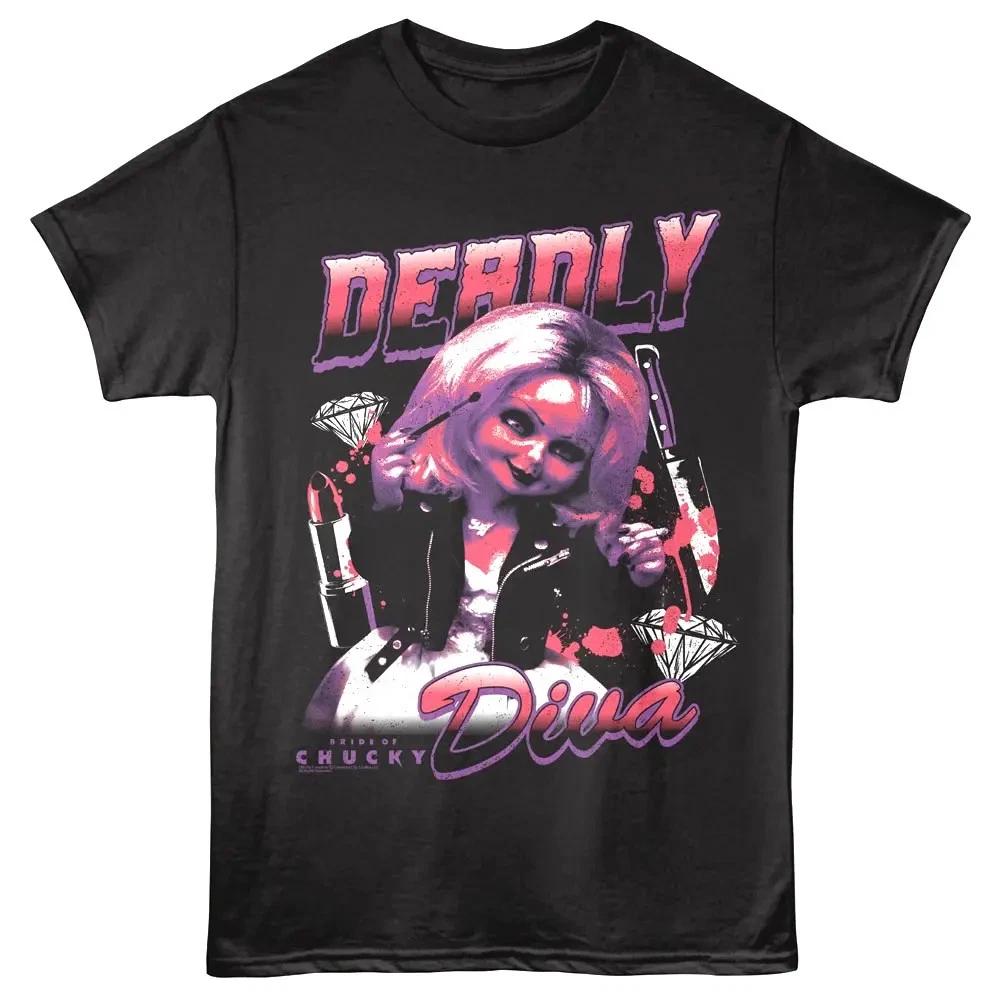 Bride of Chucky Deadly Diva Men s T Shirt L