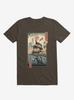 Turtle Stream Kame Kame Ukiyo-e Brown T-Shirt