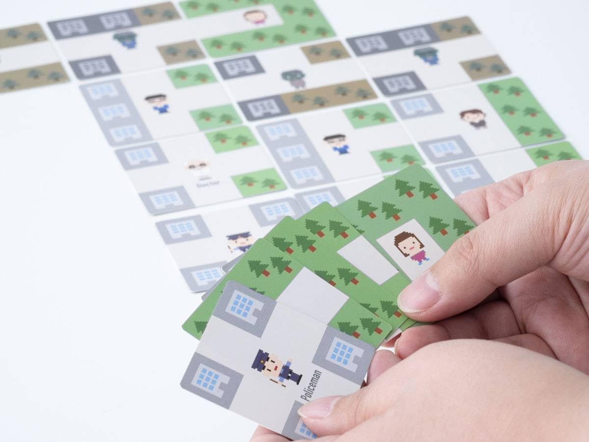 

Games Dot Zombie Survival Game for 15 Board Game Q s Tile-Layout 2-4 Players, Minutes,