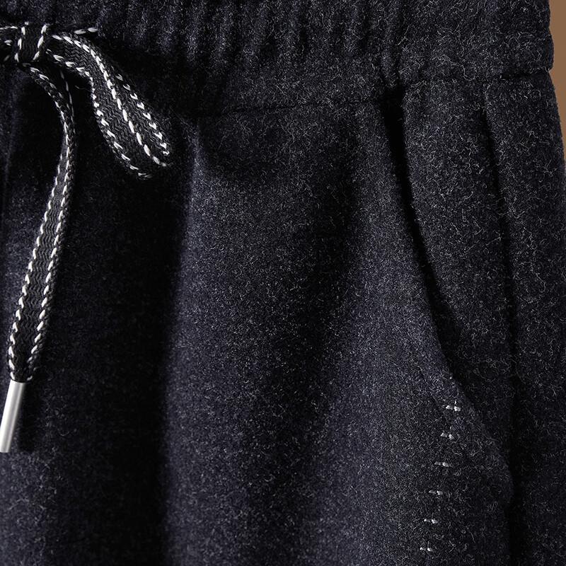 Women's Wool Blend Loose Casual Pants