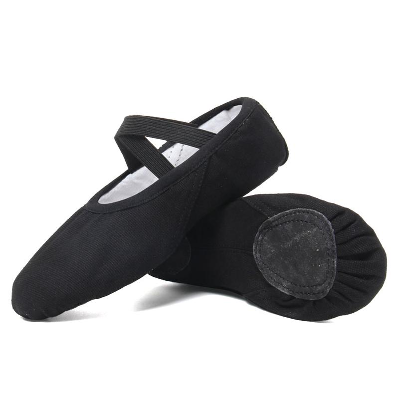 Girls Women Ballet Slippers Ballet Shoes Adult Split Sole Gymnastics Training Shoes Canvas Soft Kids Ballerina Dance Shoes