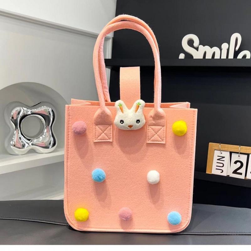 Cute Cartoon Handbag: Perfect Gift & Convenient Shopping Tote for Moms