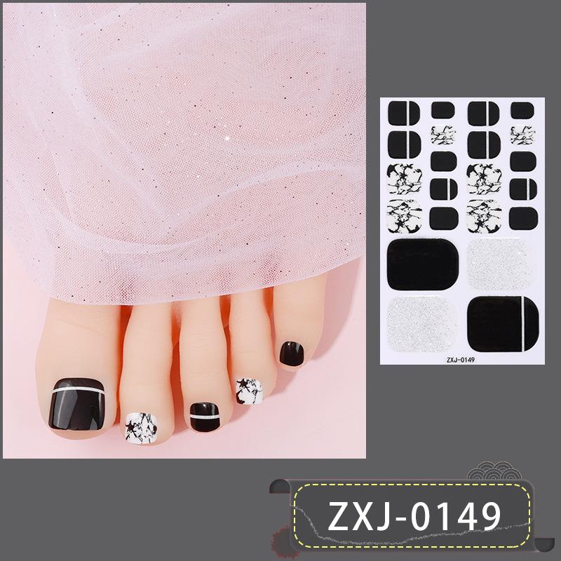 Toe Manicure Stickers Summer Daisy Toe Nail Stickers Flower Nail Art Stickers