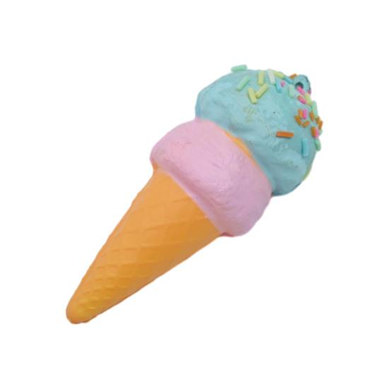 Ice Cream Cone Squeeze Toy Simulated Ice Cream Fidget Toy Slow Rebound Anxiety Stress Relief Soft Stretch Sensory Stress Ball