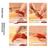Stainless Steel Shrimp Peeler With Effortless Shell Removal Vein Cleaning For Home Kitchen Seafood Cooking