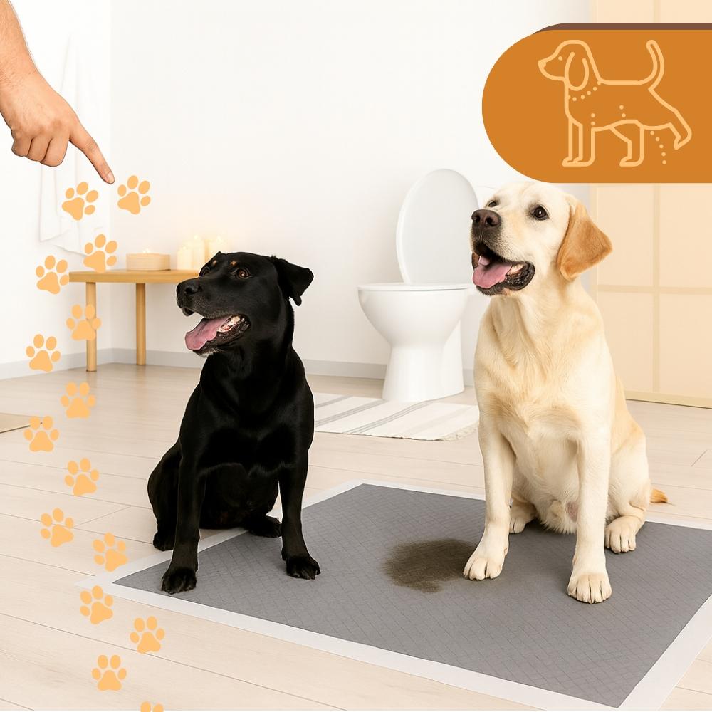 Moisture-absorbing mats for animals 90x60cm, 50 pcs.