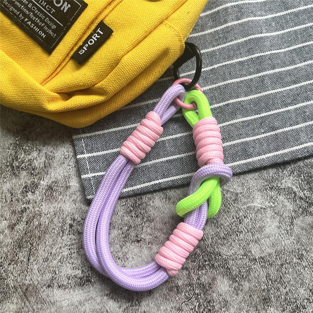 Keychain Lanyard Colorful Wrist Strap With Patch Bracelet Telephone Portable Cell Accessories Exquisite Cord to Hang Mobile Rope