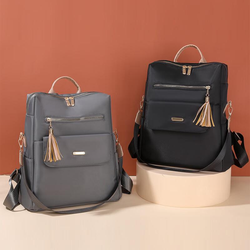 Women's Oxford Cloth Convertible Backpack