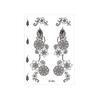 India Mehndi Flower Henna Temporary Tattoo Body Art Sticker  Finger Hand Legs Arm