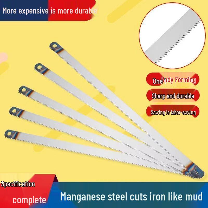 

Handmade Extra-Hard High-Manganese Old-Fashioned Multi-Functional Woodworking Carbon Steel Saw Blade 1 piece - Effort-saving white hard saw blade