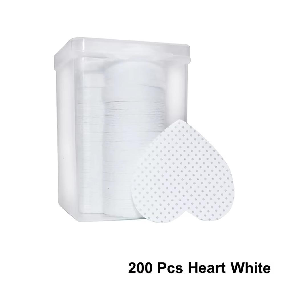 200Pcs/Box Lint Free Clean Cotton Tablet Non-Woven Fabric Eyelash Extension Nail Glue Wipes Cleaner Cloth