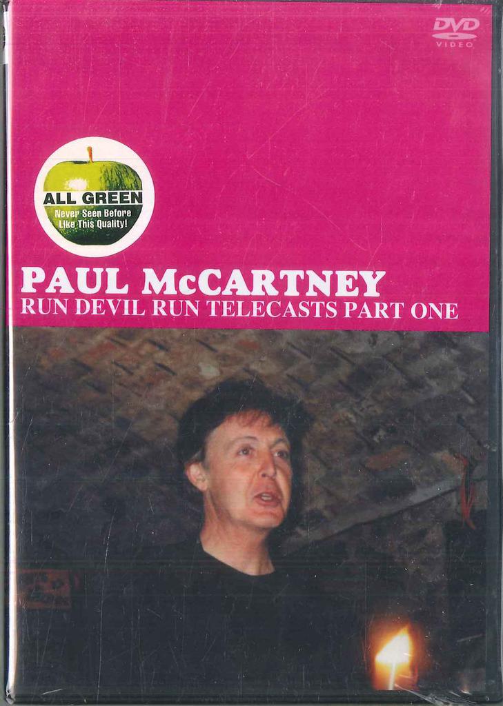 DVD PAUL MCCARTNEY - Run Devil Run Telecasts Part One AGRDRT01 ALL GREEN 2003 Non Japan Music Video Used