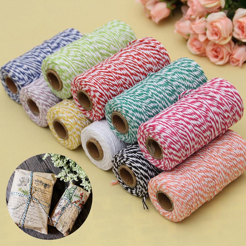 100M Cooking Butcher'S Cotton Twine Meat Trussing Strings Meat Sausage Tie Rope