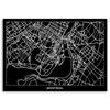 Canvas Print, Montreal - City Plan