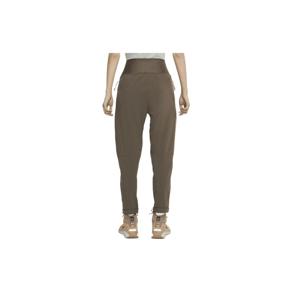 Nike ACG Series Solid Quick-Dry Lightweight Stretch Knit Sports Pants Women pants Brown DB1231-070