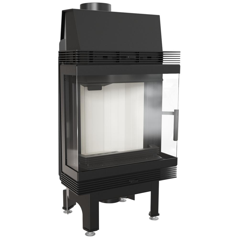 Air Fireplace Insert KRATKI BLANKA LP 8 kW Ø 160 Assembly Kit