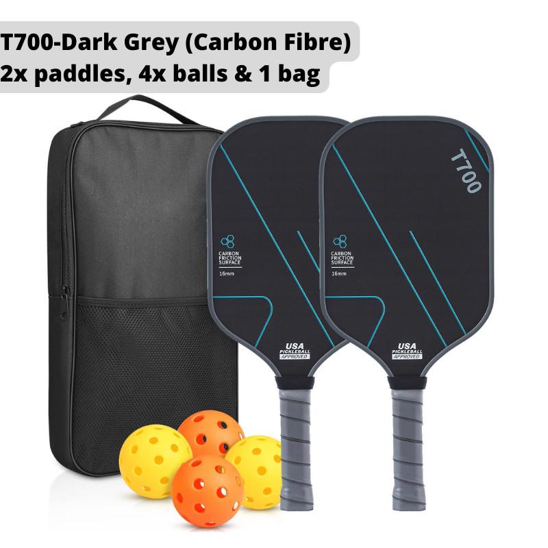 T700 Carbon Fiber Pickleball Paddle Professional Anti-slip Pickleball Paddle Outdoor Sports Pickleball Supplies Set