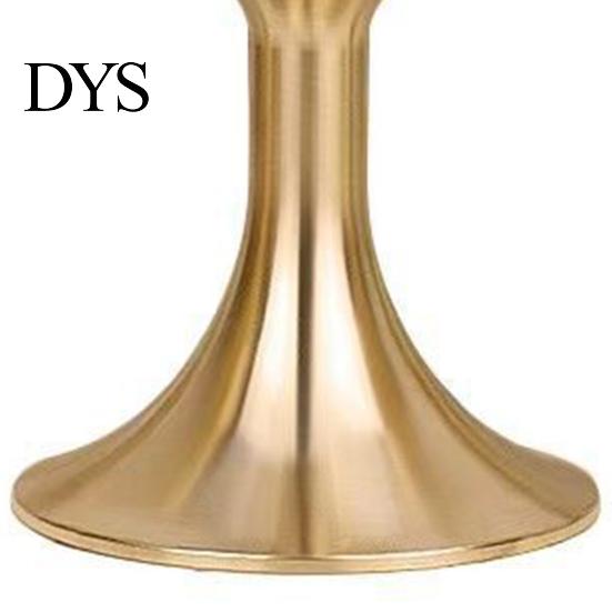 Smooth Goblet Wine Glass Durable Good Gloss Copper Portable Red Edge Cup for Daily Use Brass