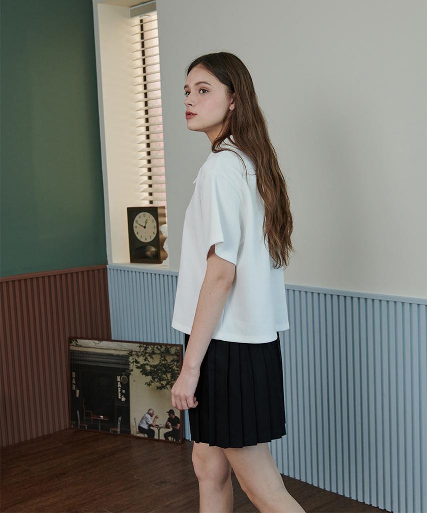 Eoboneoseu Logo Pique Polo Shirt [White]