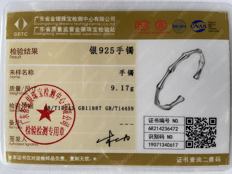 Offenes Bambusknoten-Armband aus 925er-Sterlingsilber, Modeschmuck