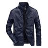 2023 Good Quality Brand Motorcycle Leather Jackets Men Warm Patchwork Military Jacket Baseball Collar Pilot Leather Jacket Coats