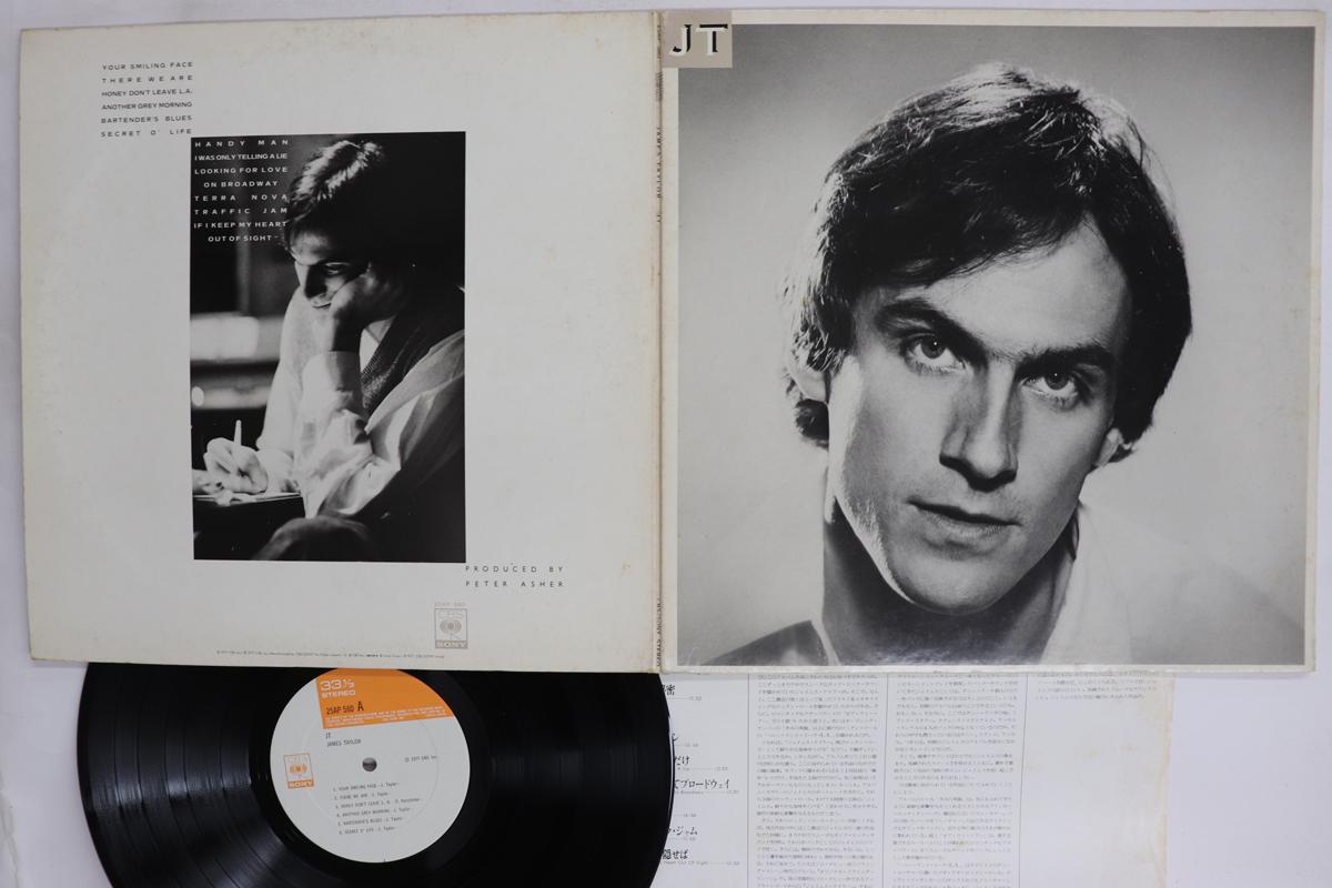 Виниловая пластинка JAMES TAYLOR JT 25AP580 CBS SONY 1977 Япония Рок Б/у