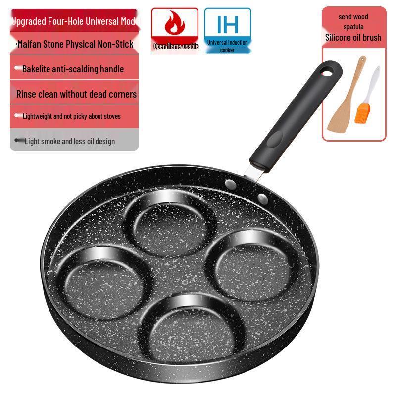 Minai Non-Stick Multi-Hole Frying Pan for Eggs & Burgers