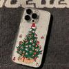 Crayon Small New Christmas Tree Suitable for Apple 16/14promax Mobile Phone Case 12/11pro Transparent Xr/xs Soft 7p