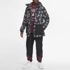 Air Jordan x Paris Saint-Germain Down AOP Parka Black Men Outerwear CK9736-010