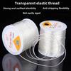 100 meters Crystal Transparent Elastic Bracelet String Cord For Jewelry Making And Bracelet Necklace Making Diy Sewing Thread