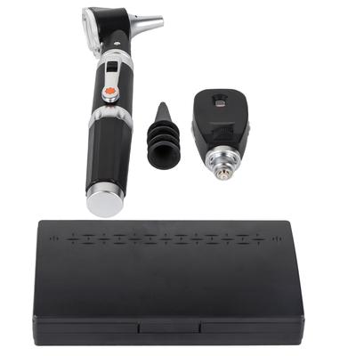 Professional Fiber Optic Otoscope  Ophthalmoscope Kit LED Fiberoptic Otoscope  Ophthalmoscope Set