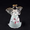 Fourcart Cute Handmade Glass Little Prima Angel Bell Set of 6