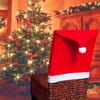 1 stuks Huisfeest Decoratie Kerst Rode Hoed Eetkamer Stoelhoes