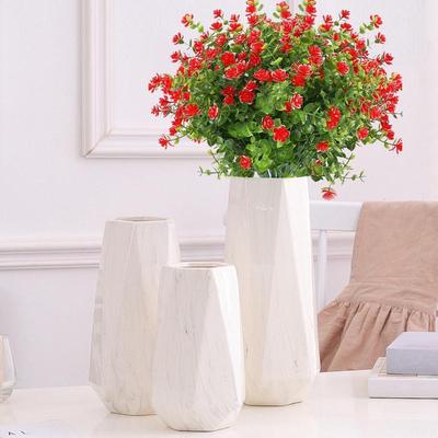 A Bunch of Eucalyptus Camellia Plastic Artificial Flowers False Plants Wedding Home Outdoor Garden Decoration Table Decoration