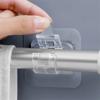 Multifunctional Warm Season Loaded Extendable Telescopic Rod Adjustable Curtain Rail Pole Household Hanging Rods for Window Bathroom