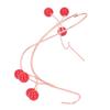 Butterfly Banana Hammock Feeder Metal Iron Mini Hanging Butterfly Banana Feeder Garden Decor for Outdoor