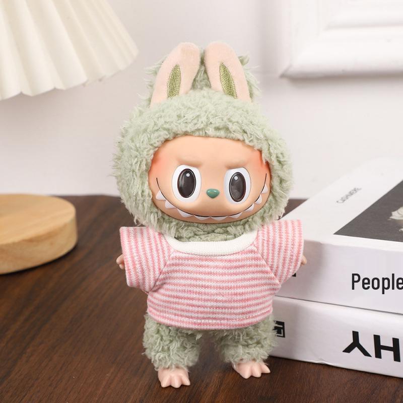 In-Stock Baby T-Shirt & Labubu Doll Accessories - Short Sleeve, Inner Wear, Replacement Clothes